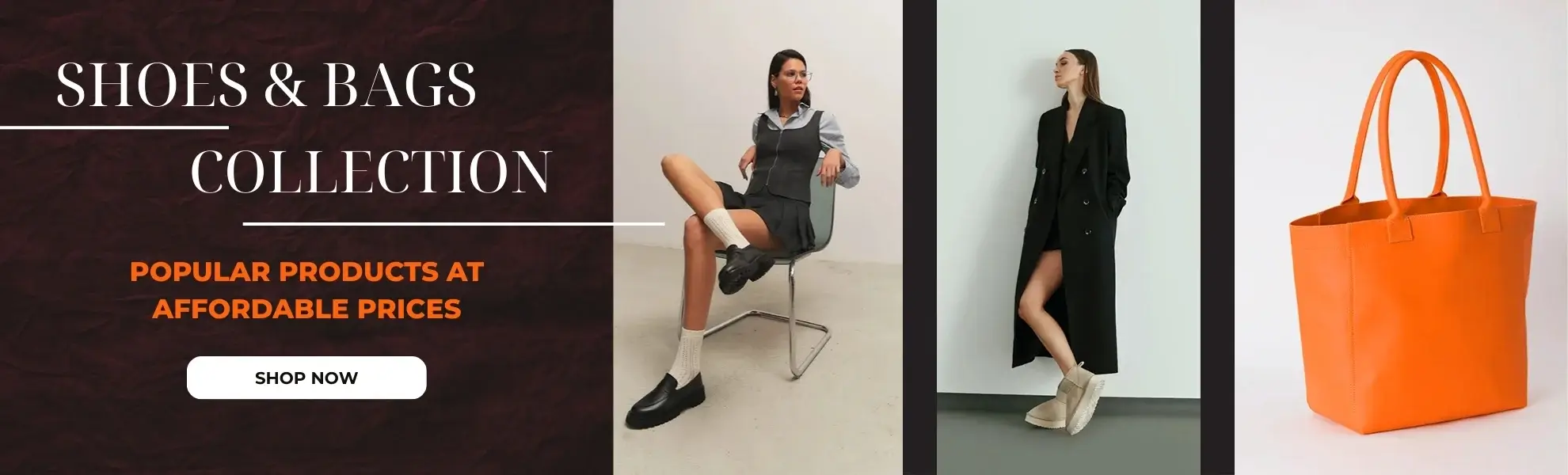 Discover the Shoes and Bags Collections