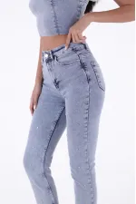 Droplu Mom Fit Pantolon  1724-08-(26-28)