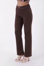 Dikişli Paça Relax Kot Pantolon 7026-78-(28-33)