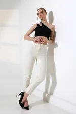Serpme Taşlı  Relax Kot Pantolon  7193-80-(28-33)