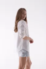 Chemise en jean à boutons-pression 6013-50-(S-XL-6) Chemise en jean à boutons-pression 6013-50-(S-XL-6)
