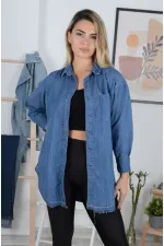 Oversize Kot Gömlek  669-27-(S-L-5)