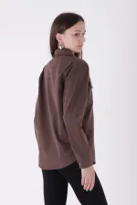 Çıtçıtlı Kot Gömlek  6013-79-(S-XL)