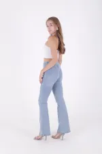 Pensli İspanyol Kot Pantolon 7021-15-(27-32)