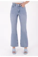 Palazzo Relax Kot Pantolon 7018-15-(26-31)