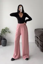 Lastikli Palazzo Pantolon  HS708-95-(S-XL)