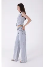 Bol Paça Baggy Relax Kot Pantolon 7031-08-(26-31) Bol Paça Baggy Relax Kot Pantolon 7031-08-(26-31)