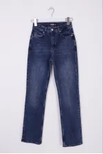 Yüksel Bel Straight Kot Pantolon 7033-01-(28-33)