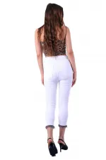Paçaları Kemerli Pantolon 746-50-(27-32) Paçaları Kemerli Pantolon 746-50-(27-32)