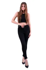 Kemerli Düğmeli Kot Pantolon 754-03-(28-33) Kemerli Düğmeli Kot Pantolon 754-03-(28-33)