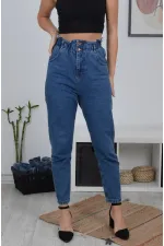 Beli Lastikli Kot Pantolon 759-27-(30-36) Beli Lastikli Kot Pantolon 759-27-(30-36)