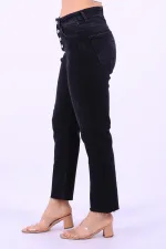 5 Düğmeli Mom Fit Kot Pantolon 745-03-(28-33)