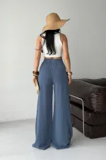 Lastikli Palazzo Pantolon  HS708-98-(M-XL-3)