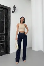 Jean droit taille haute 7033-17-(26-31)