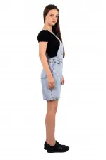 Şortlu Kot Salopet  386-08-(S-XL-6)