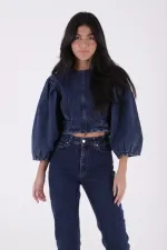Dikişsiz Paça Mom Fit Kot Pantolon  764-26-(32-33)