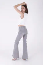 Geniş İspanyol Kot Pantolon  7067-22-(27-32)