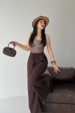 Lastikli Palazzo Pantolon  HS740-78-(S-XL)