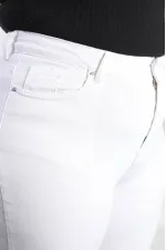 High Waisted Ankle Length Skinny Jean  815-50-(30-36) White