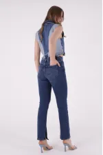 Yırtmaç Detaylı Düz Jean 1844-01-(28-33) Yırtmaç Detaylı Düz Jean 1844-01-(28-33)