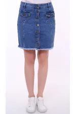 Kısa Kot Etek 105-02-(S-XL) Kısa Kot Etek 105-02-(S-XL)