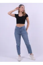 Droplu Mom Fit Pantolon 1724-15-(26-31) Droplu Mom Fit Pantolon 1724-15-(26-31)