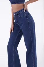 Bol Paça Relax Kot Pantolon  718-26-(27-32)