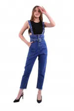 Beli Kemerli Salopet Tulum Kot Pantolon  327-02-(XS-L-6)