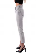 Dikişsiz Paça Mom Fit Kot Pantolon  764-32-(28-33)
