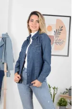 Çift Cepli Kot Gömlek  501-26-(S-XL)