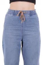Beli Lastikli Yırtmaç Detaylı Pantolon  1717-06-(S-XL-6)