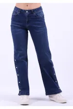 Yanı Çıtçıt Detaylı Pantolon  992-01-(27-32)