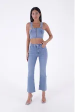 İspanyol Mom Fit Kot Pantolon  1706-15-(26-30)