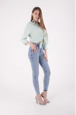 Kısa Boy Skinny Kot Pantolon 811-15-(28-33)