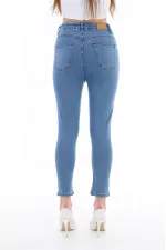 Önü Yırtmaçlı Skinny Kot Pantolon 1739-27-(26-31) Önü Yırtmaçlı Skinny Kot Pantolon 1739-27-(26-31)