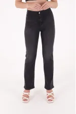 Cepsiz Pensli Bol Paça Kot Pantolon 1730-03-(26-31) Cepsiz Pensli Bol Paça Kot Pantolon 1730-03-(26-31)