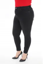 High Waisted Ankle Length Skinny Jean  815-03-(30-36) Anthracite Denim