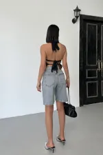 Medium Size Denim Shorts 2001-18-(36-42-6-2)