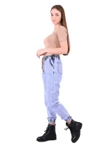 Beli Lastikli Mom Pantolon 808-08-(S-XL-6) Beli Lastikli Mom Pantolon 808-08-(S-XL-6)