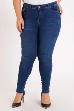 Yıpratmalı Kot Pantolon 519-01-(38-44-7) Yıpratmalı Kot Pantolon 519-01-(38-44-7)
