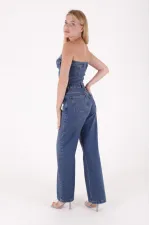 Wide Leg Relax Jeans 718-01-(26-31)