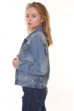 Kısa Kot Ceket 641-02-(S-XL-6) Kısa Kot Ceket 641-02-(S-XL-6)
