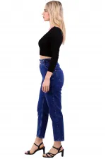 Elasticated Waist Jean 759-01-(27-32) Dark Blue Denim Elasticated Waist Jean 759-01-(27-32) Dark Blue Denim