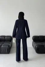  6248-17-(S-XL) Slubbed Navy Blue