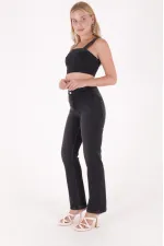 Cepsiz Pensli Bol Paça Kot Pantolon 1730-03-(26-31) Cepsiz Pensli Bol Paça Kot Pantolon 1730-03-(26-31)