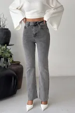 İspanyol Mom Fit Kot Pantolon  1706-40-(27-32)