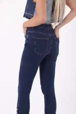 Paçası Dört Düğmeli Kot Pantolon 786-26-(28-33)