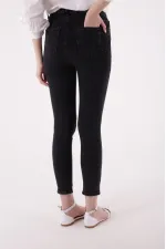 Asimetrik Paça Kot Pantolon 713-23-(28-33)