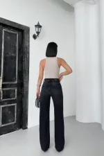 Taşlı Straight Kot Pantolon  7112-03-(28-33)