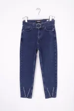 Paçası Droplu Kot Pantolon 1713-26-(26-31) Paçası Droplu Kot Pantolon 1713-26-(26-31)